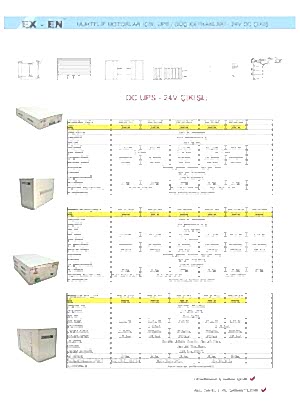 muhtelif motorlar için ups - güç kaynakları - 24v dc çıkış